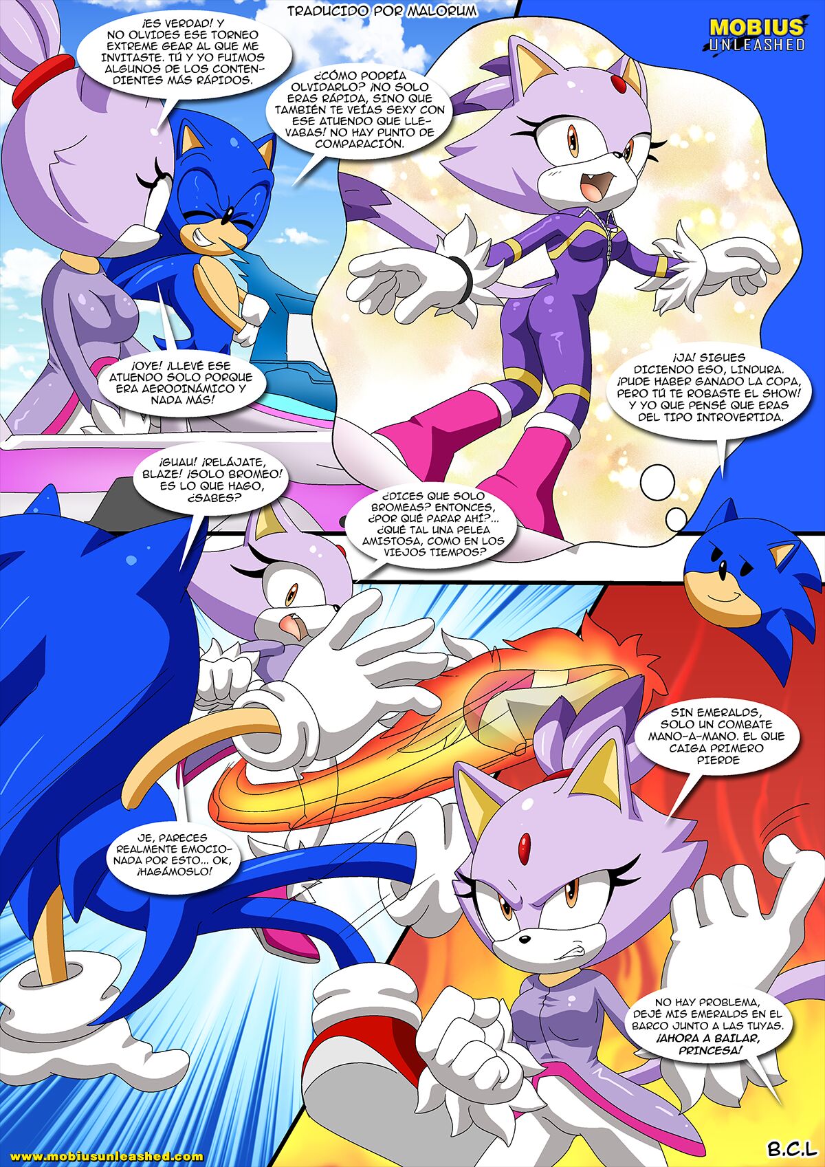 [Mobius Unleashed, Palcomix (Rawaxis)] Wind & Fire Viento & Fuego (Sonic the Hedgehog)