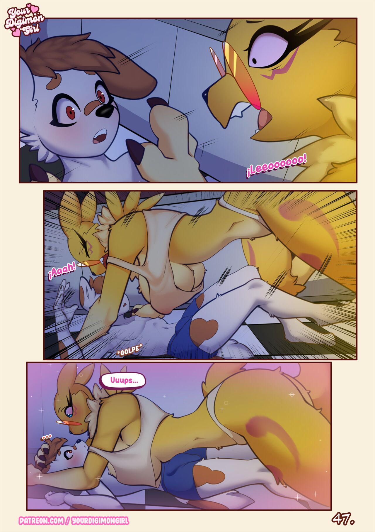 [YourDigimonGirl] How 2 hide your Renamon (Digimon Porn)