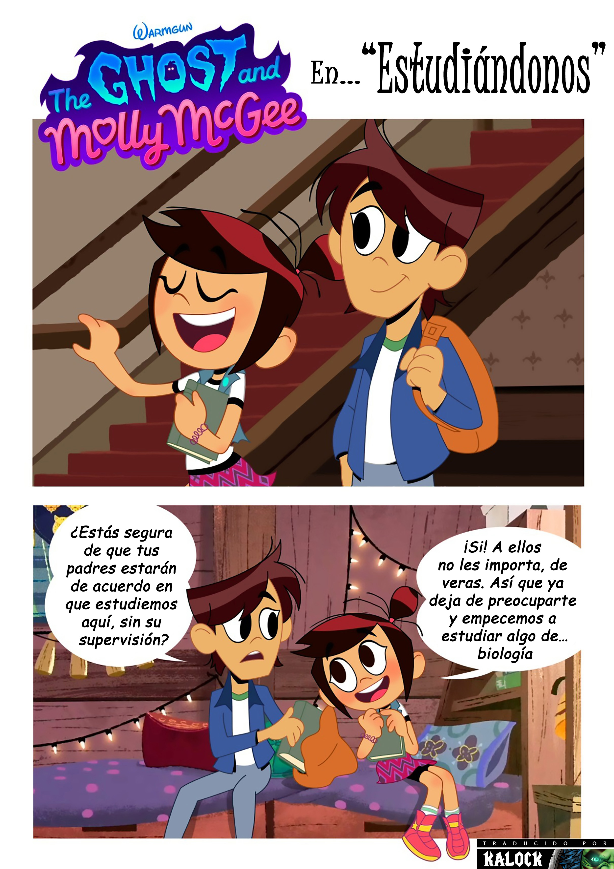 [Lester] Molly & Ollie en Estudiándonos (The Ghost and Molly McGee)