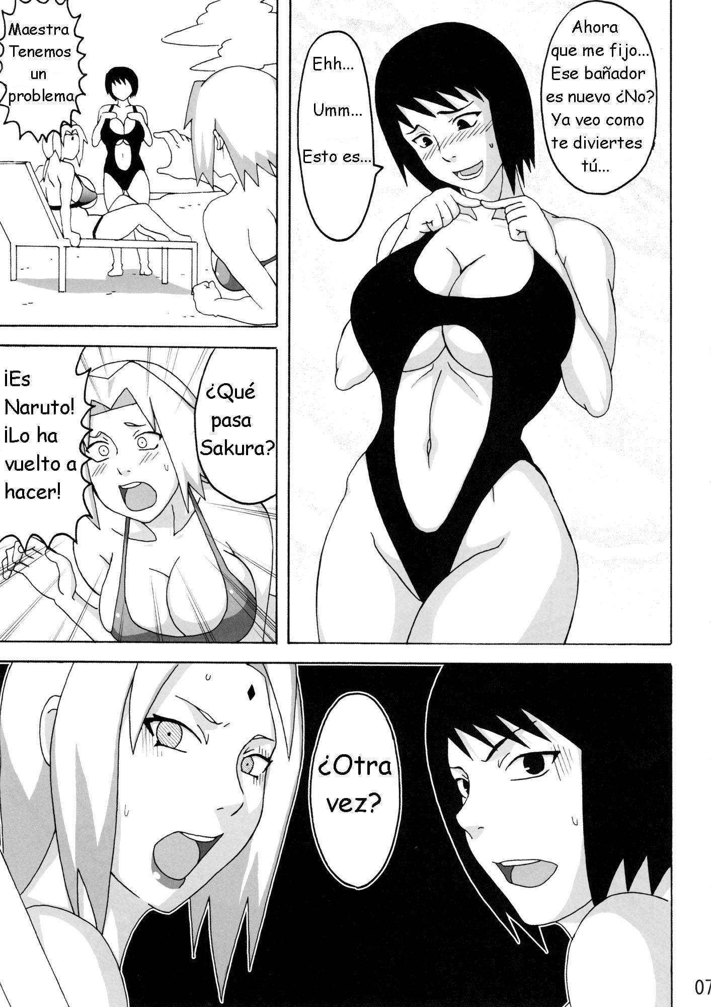 [Naruhodo] Tsunade no In Suiyoku _ Tsunade's Obscene Beach (Naruto)