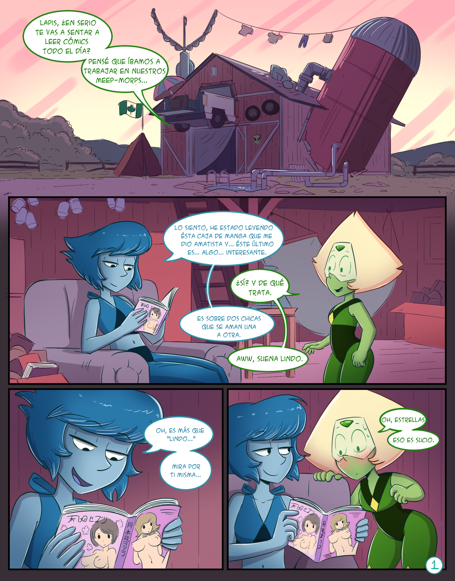 [Cubed Coconut] Lapidot Comic (Steven Universe)