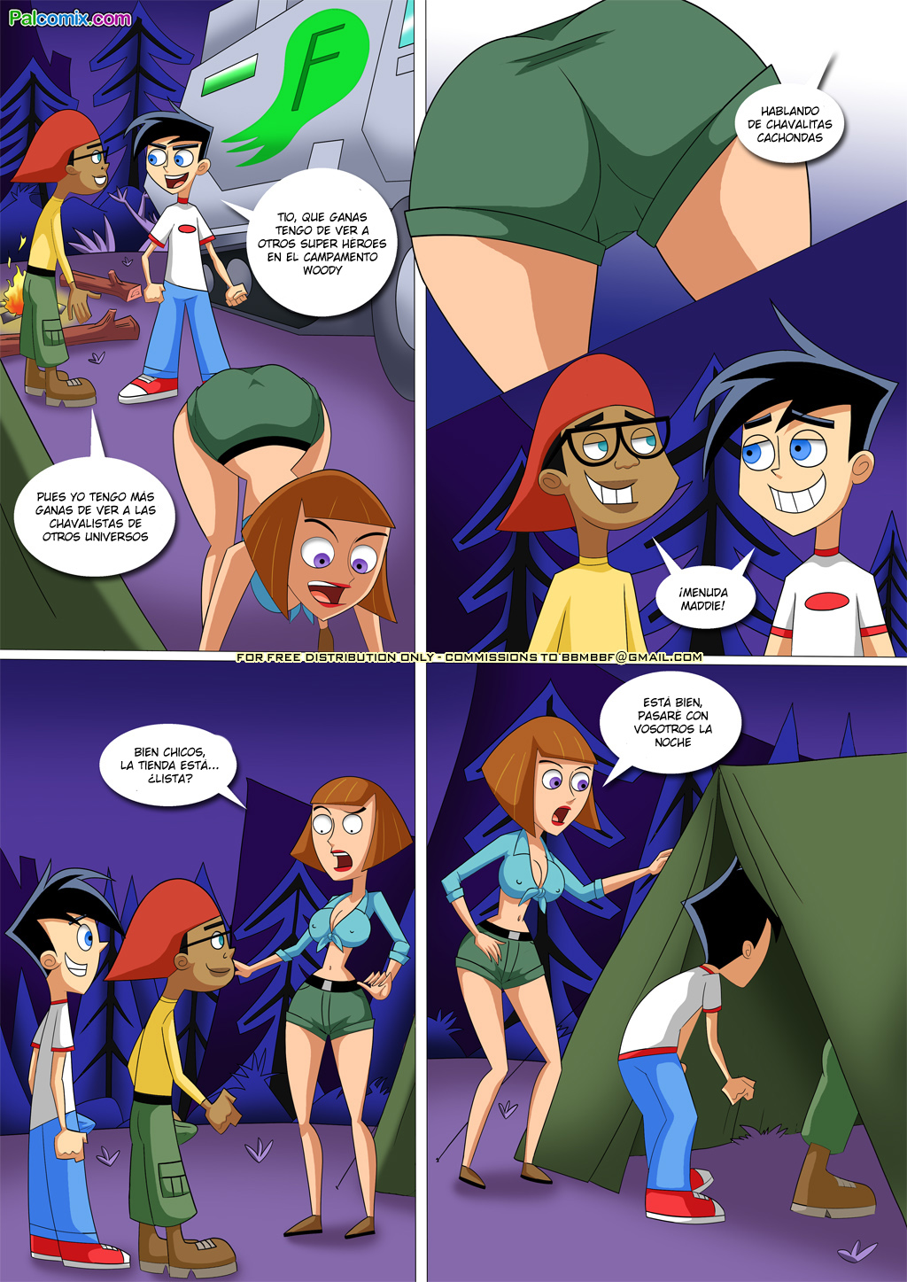 [Palcomix] Campamento Woody (Danny Phantom)