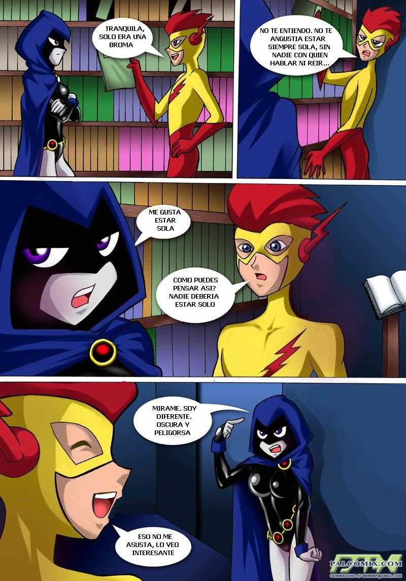 [Palcomix] Raven X Kid Flash (Teen Titans)