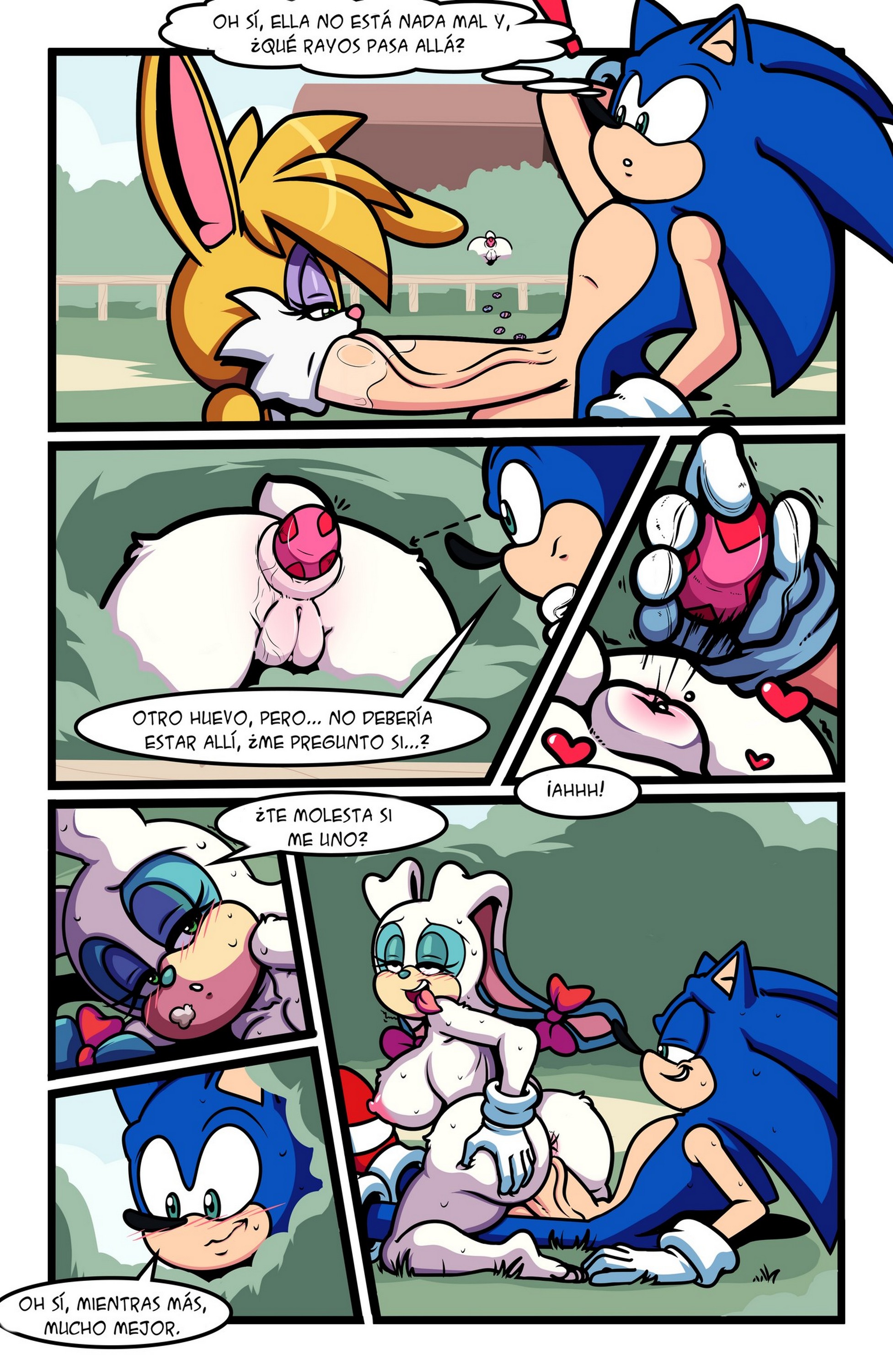 [Superbunnygt] Sonic Girls Easter (Sonic the Hedgehog)