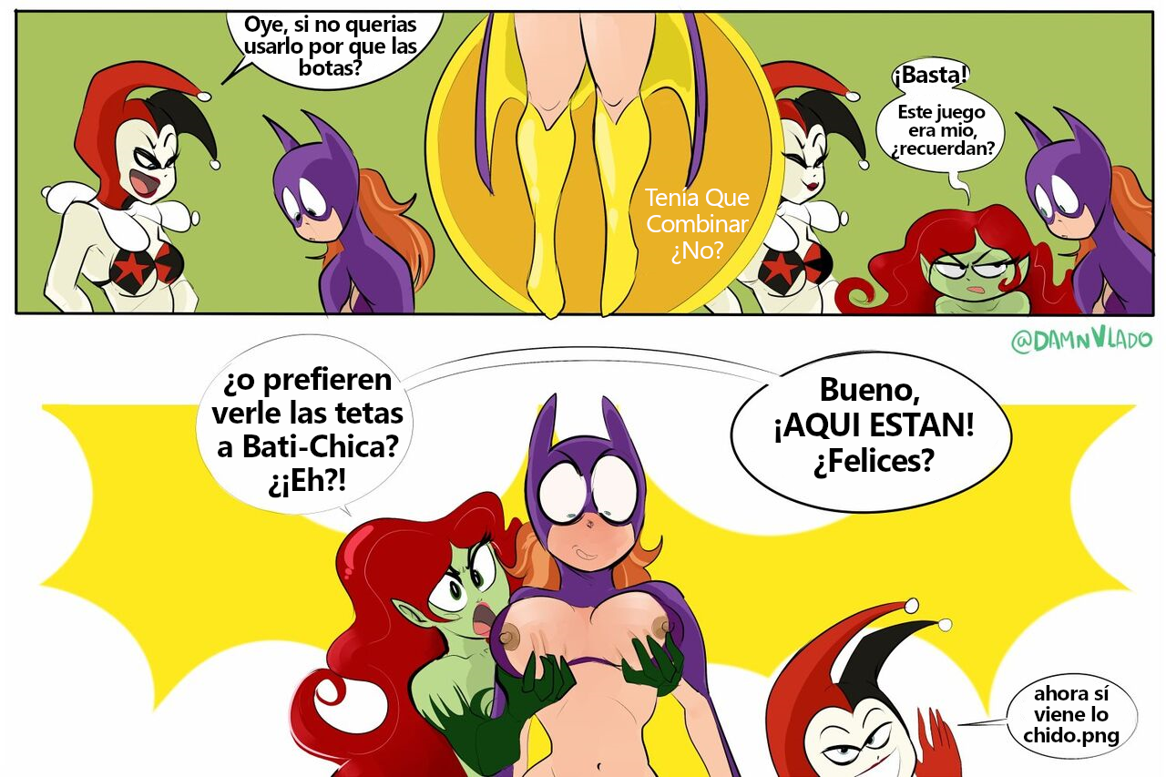 [Damnvlado] Dc Superhero girls strip game (DC Superhero girls)