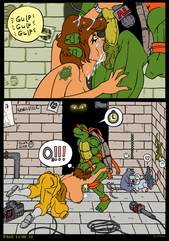 [Akabur] The Slut From Channel Six: Parte 2 (Teenage Mutant Ninja Turtles)