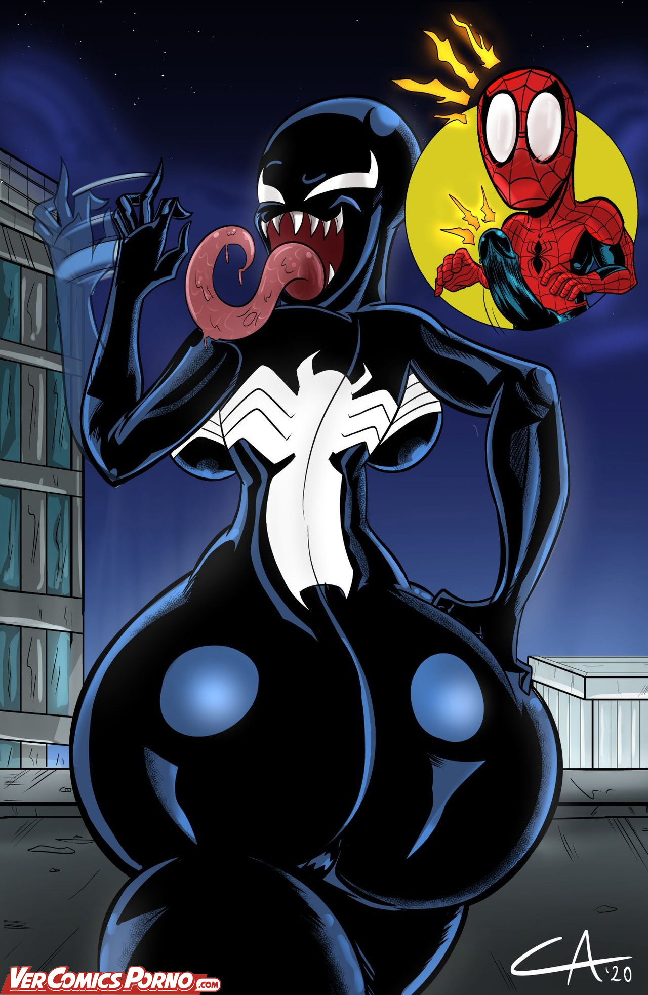 [Ameizing Lewds] Thicc-Venom (Spider-Man)