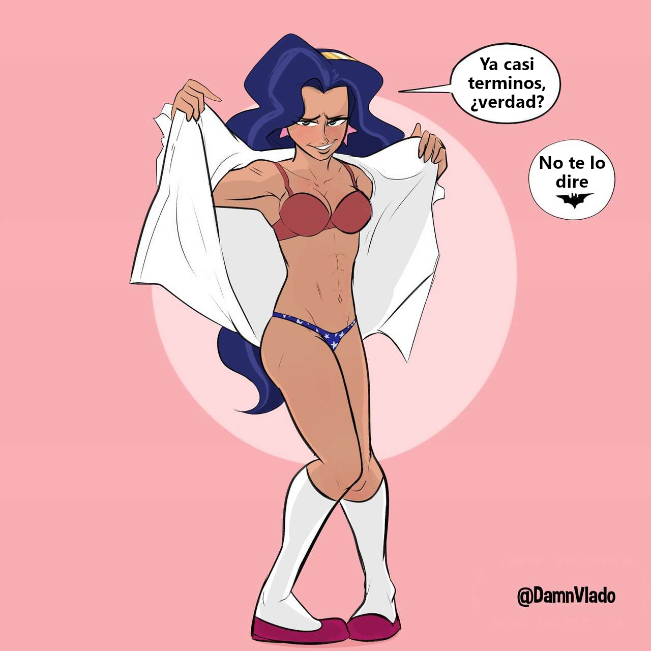 [Damnvlado] Dc Superhero girls strip game (DC Superhero girls)