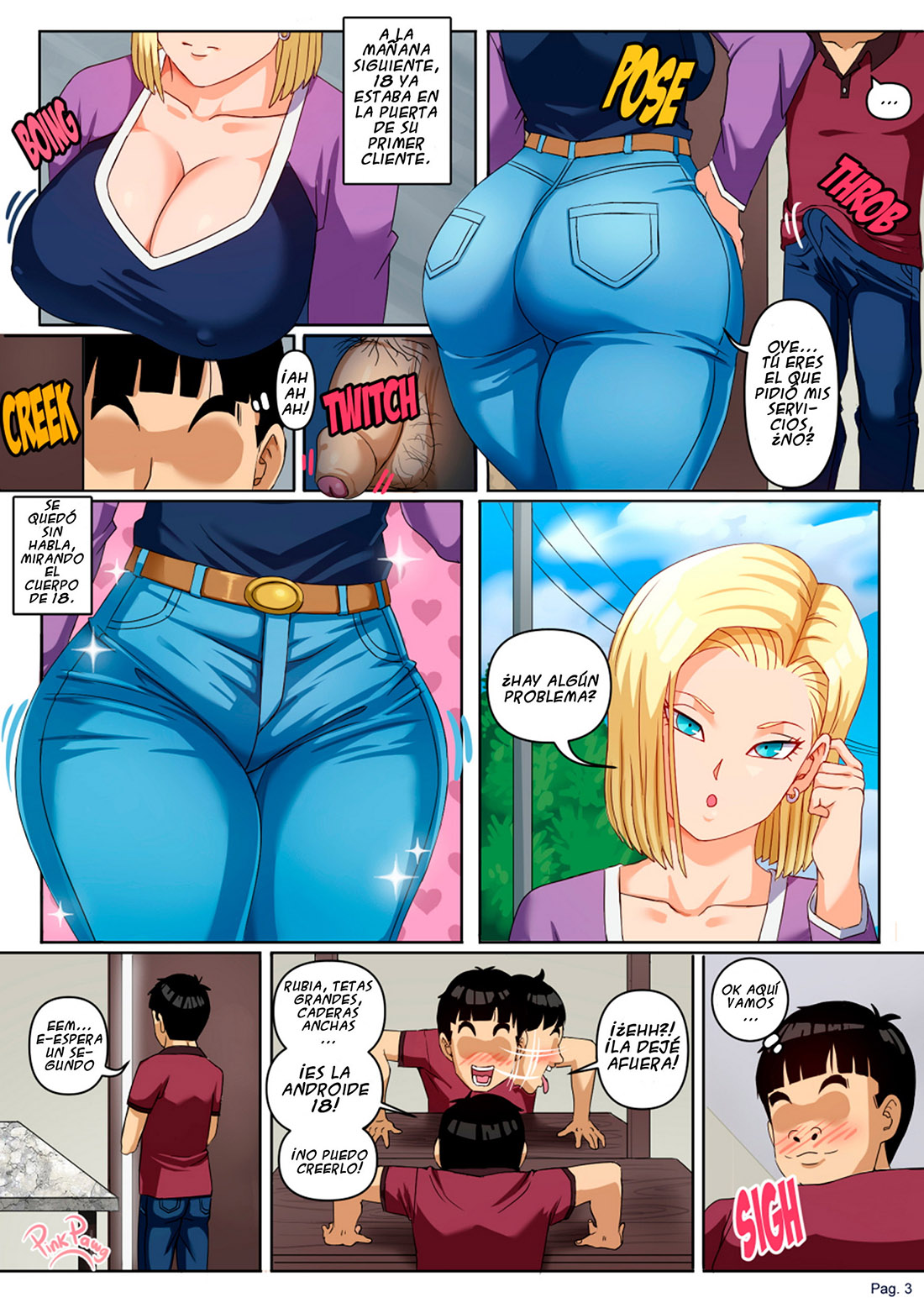 [Pink Pawg] ANDROID 18 NTR parte 0 (Dragon Ball Z)