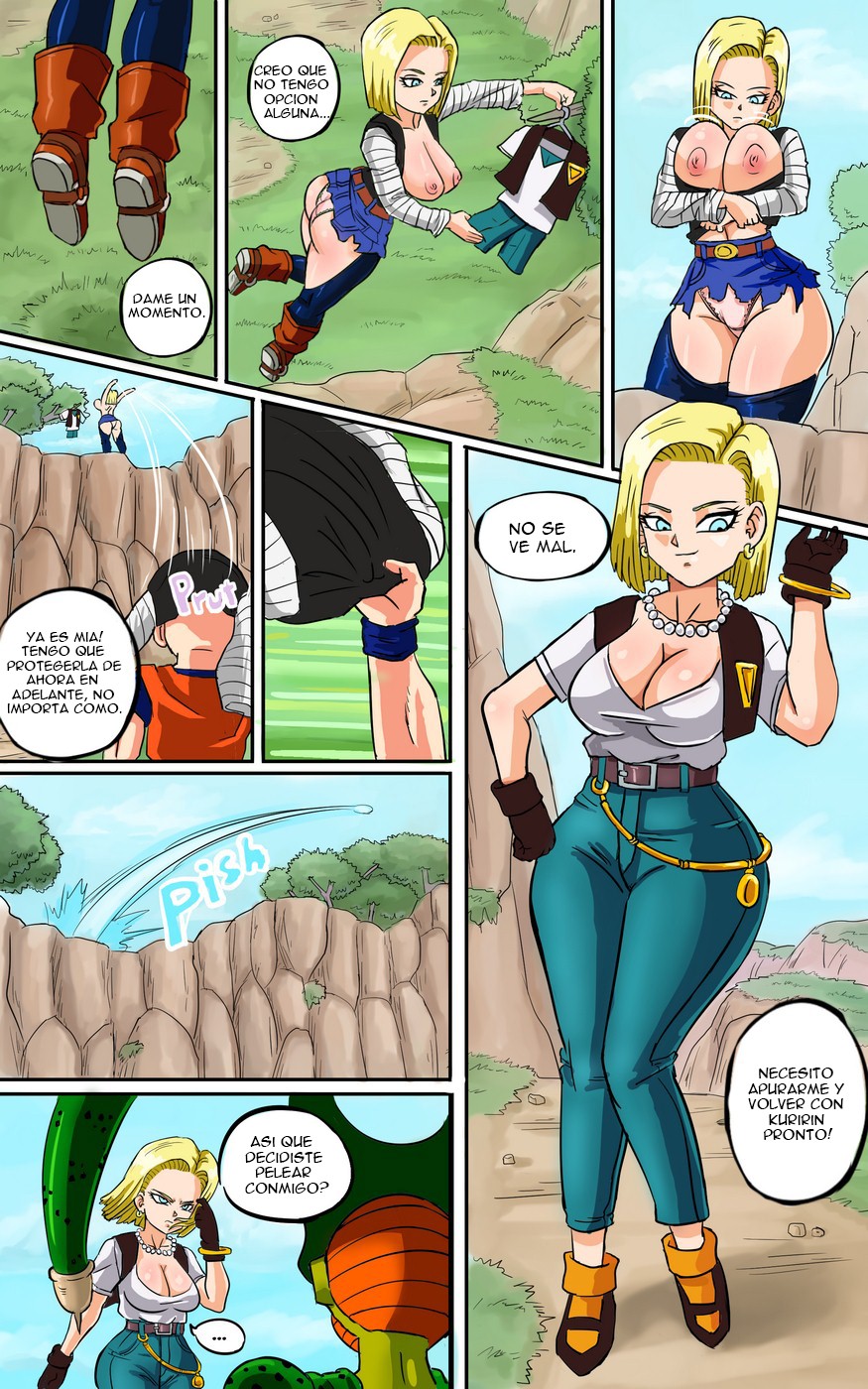 [Pink Pawg] ANDROID 18 meets Krillin (Dragon Ball Z)