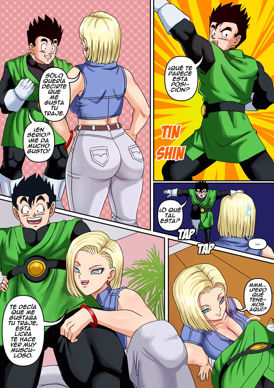 [Pink Pawg] ANDROID 18 y GOHAN parte 1 (Dragon Ball Z)