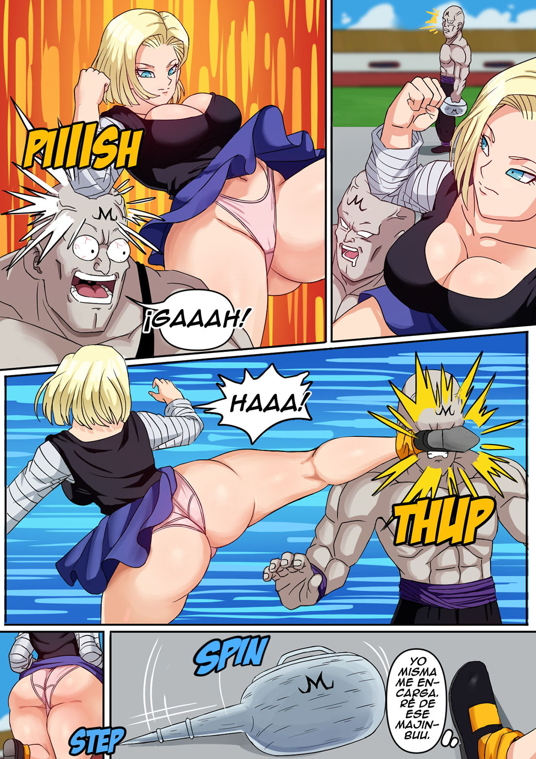 [Pink Pawg] ANDROID 18 y GOHAN parte 1 (Dragon Ball Z)