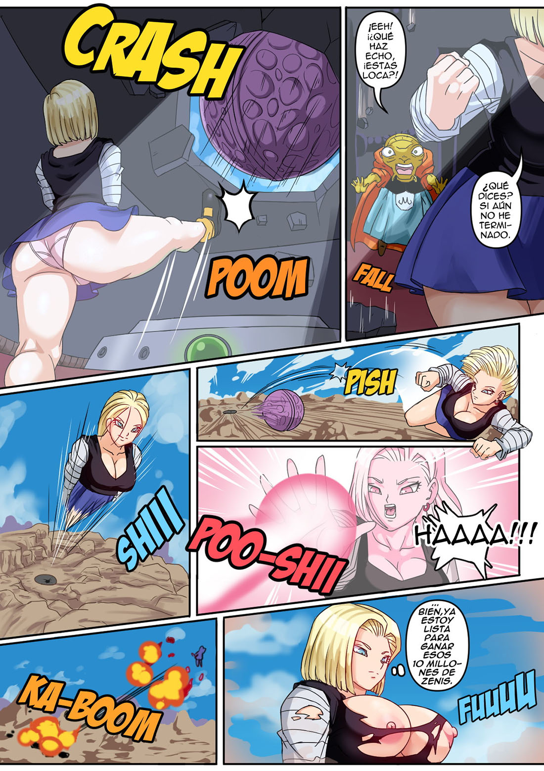 [Pink Pawg] ANDROID 18 y GOHAN parte 1 (Dragon Ball Z)