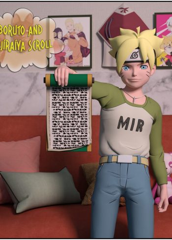 [Darkfaust] BORUTO and the JIRAIYA scroll parte 1 (Boruto: Naruto Next Generations)