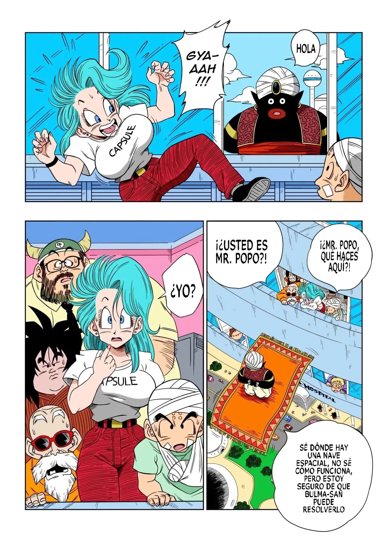 [Yamamoto] BULMA conoce a Mister POPO (Dragon Ball Z)