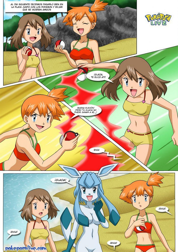 [Palcomix] DIVERSION en la PLAYA (Pokemon)