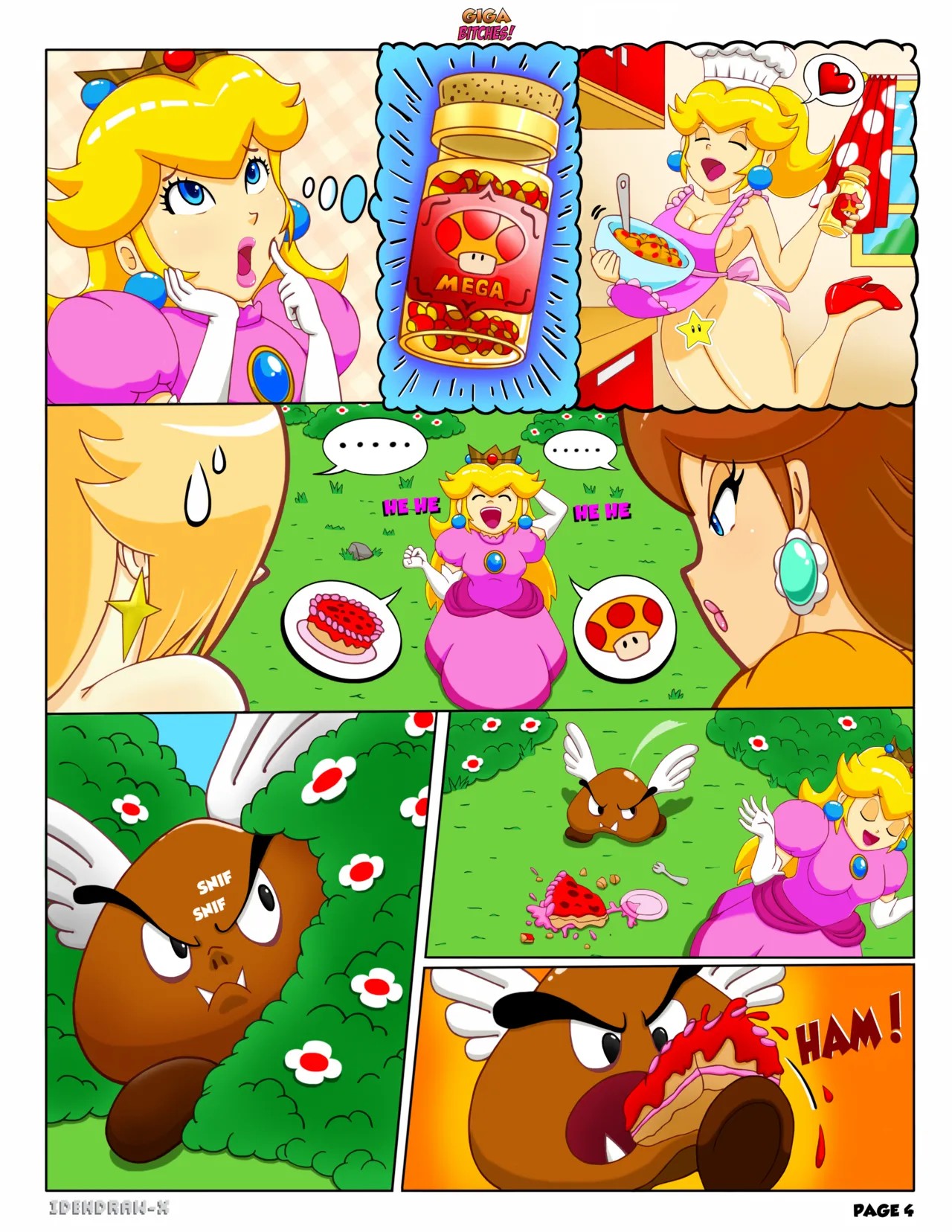 [IdenDraw-X] Giga Bitches! – (Super Mario Bros)