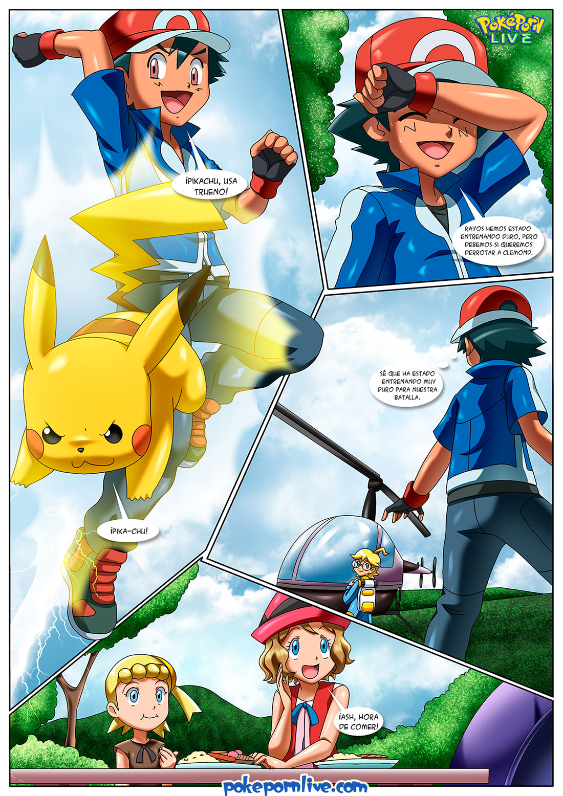 [Palcomix] KALOS Threesome (Pokémon)