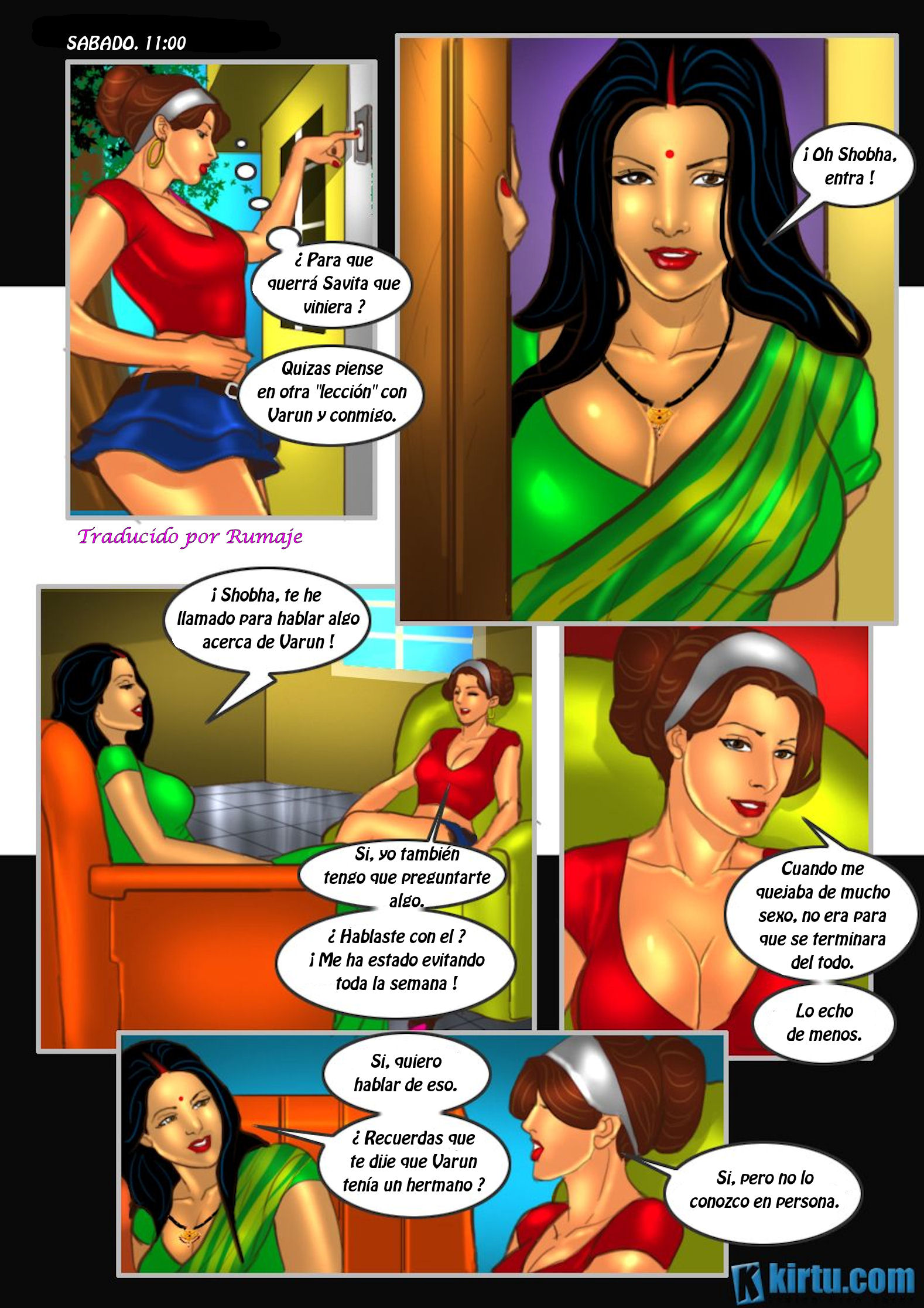 [Kirtu] Savita Bhabhi #24 - El Misterio de Dos