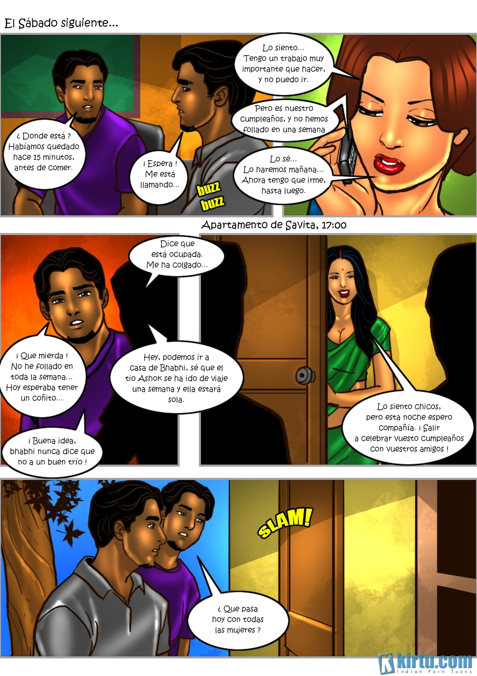 [Kirtu] Savita Bhabhi #27 - El Cumpleaños