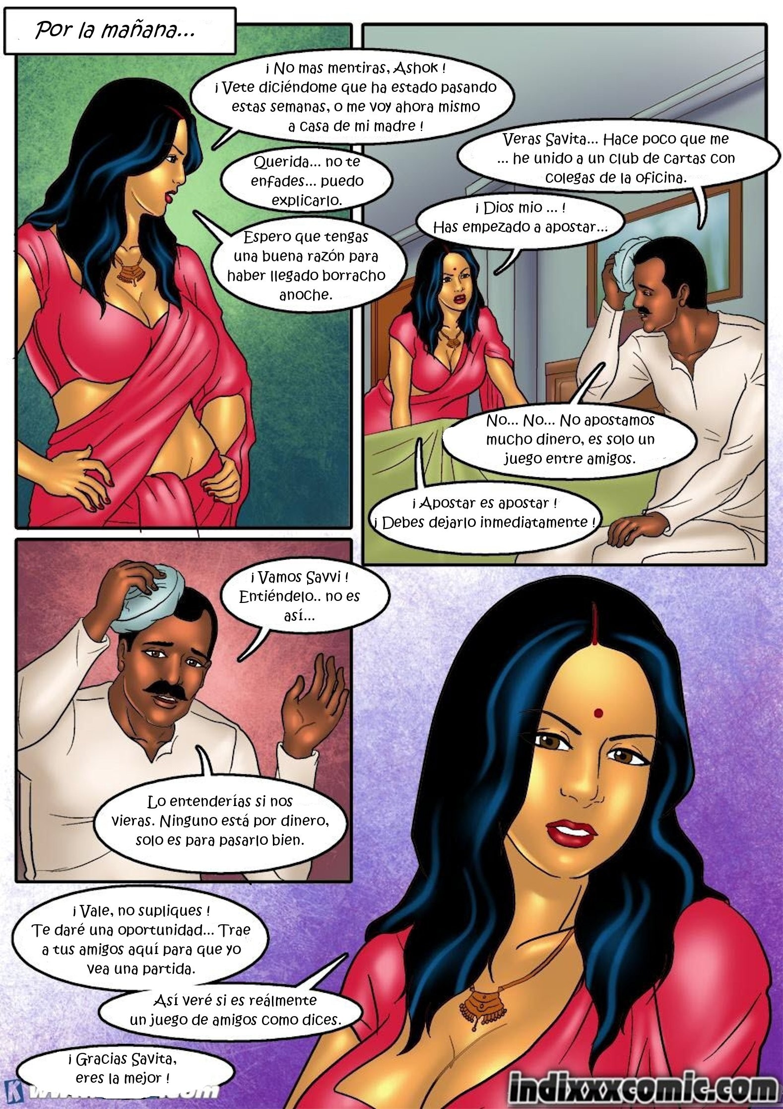 [Kirtu] Savita Bhabhi #36 - Partida de Cartas