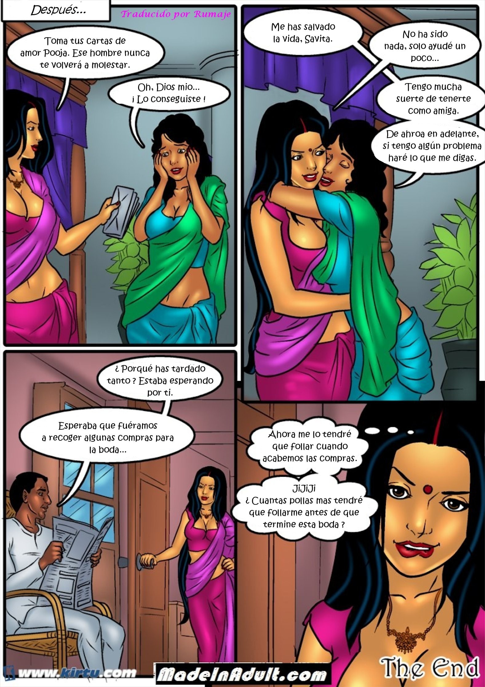 [Kirtu] Savita Bhabhi #39 - Esposa de Reemplazo