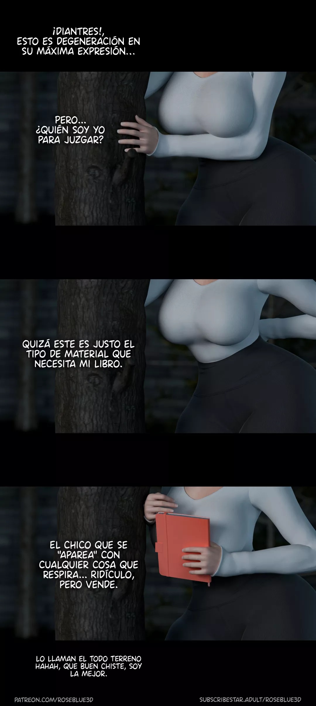 [Roseblue3D] La VIUDA de mi VECINA parte 29 (Comic Porn)