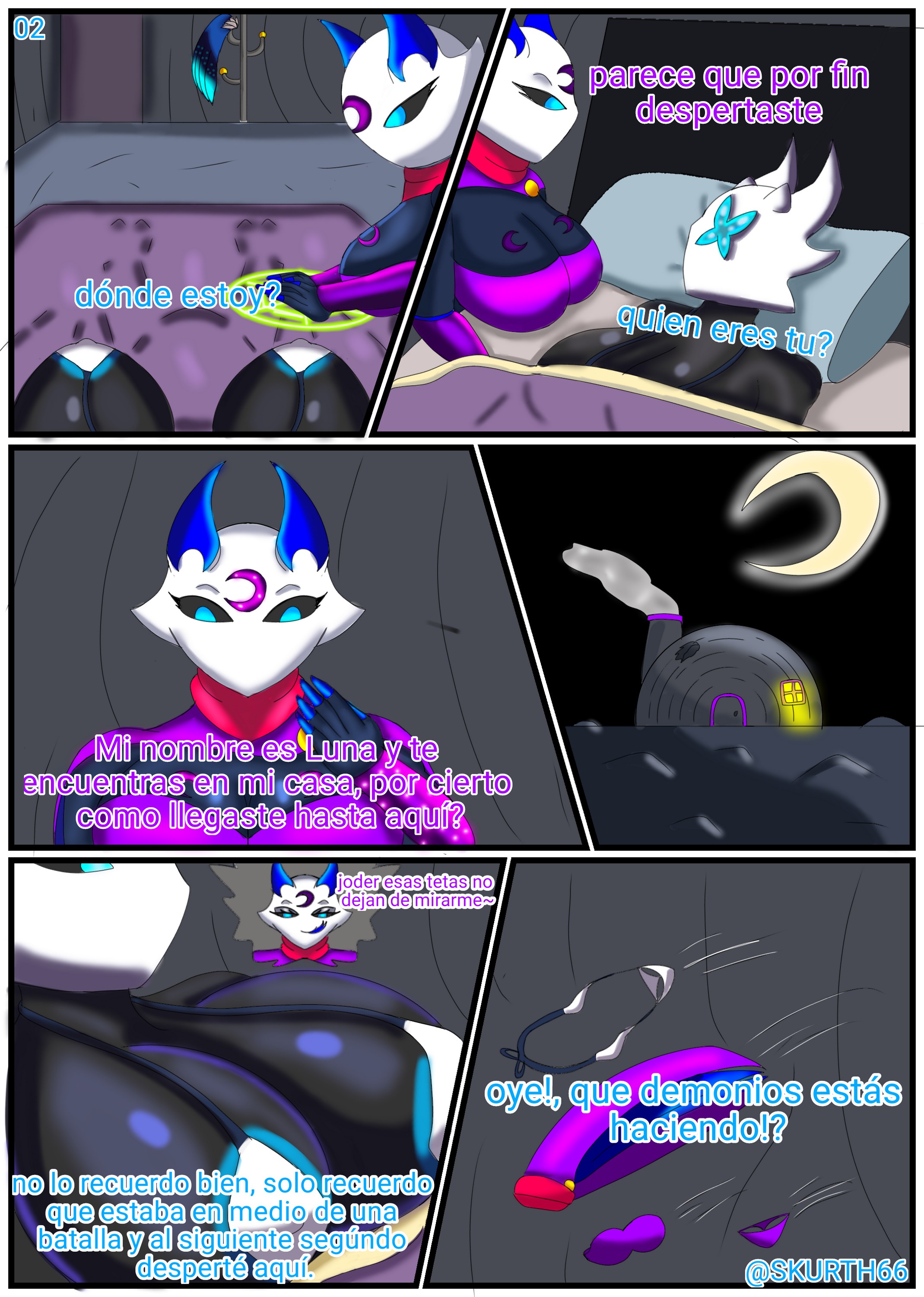 [Skurth66] Cómic Luna X lampy (Comic Porn)