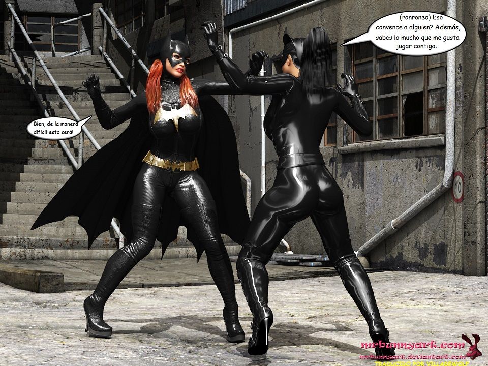 [MrBunnyArt] Batgirl vs Cain (Batman)