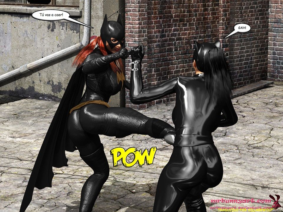 [MrBunnyArt] Batgirl vs Cain (Batman)