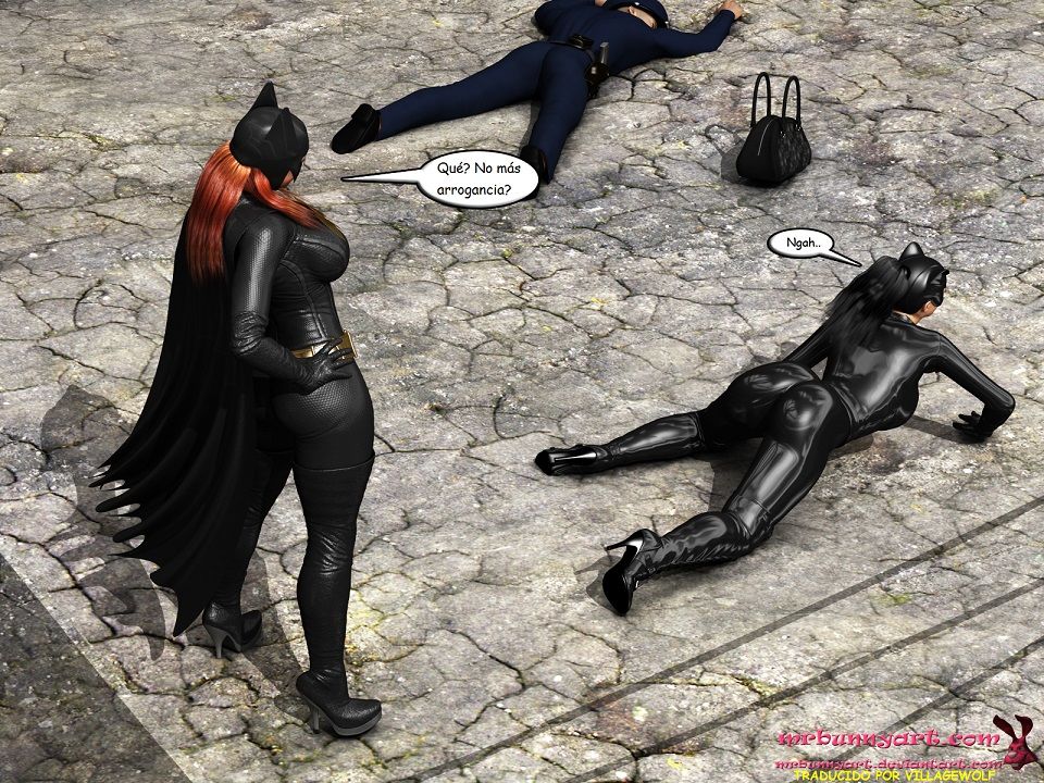 [MrBunnyArt] Batgirl vs Cain (Batman)