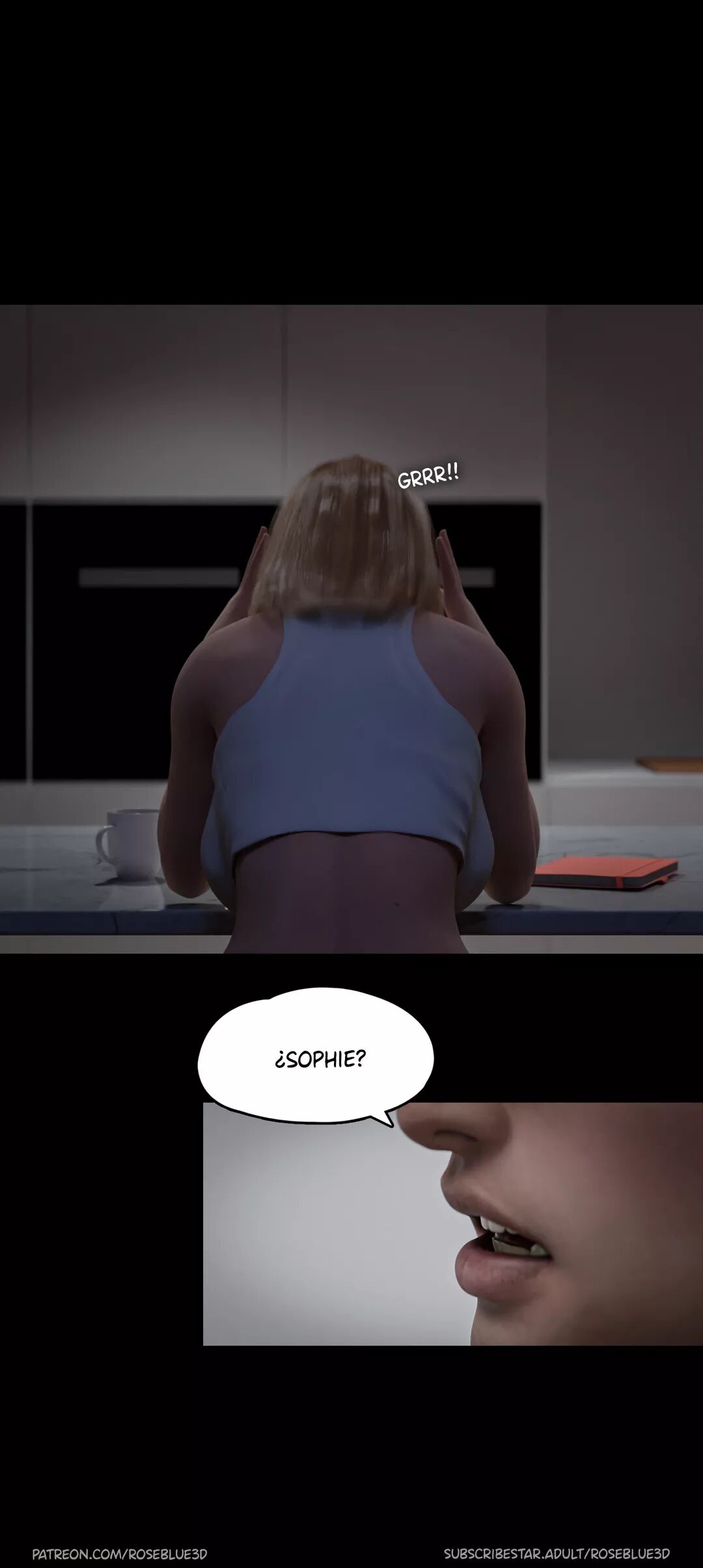 [Roseblue3D] La VIUDA de mi VECINA parte 30 (Comic Porn)