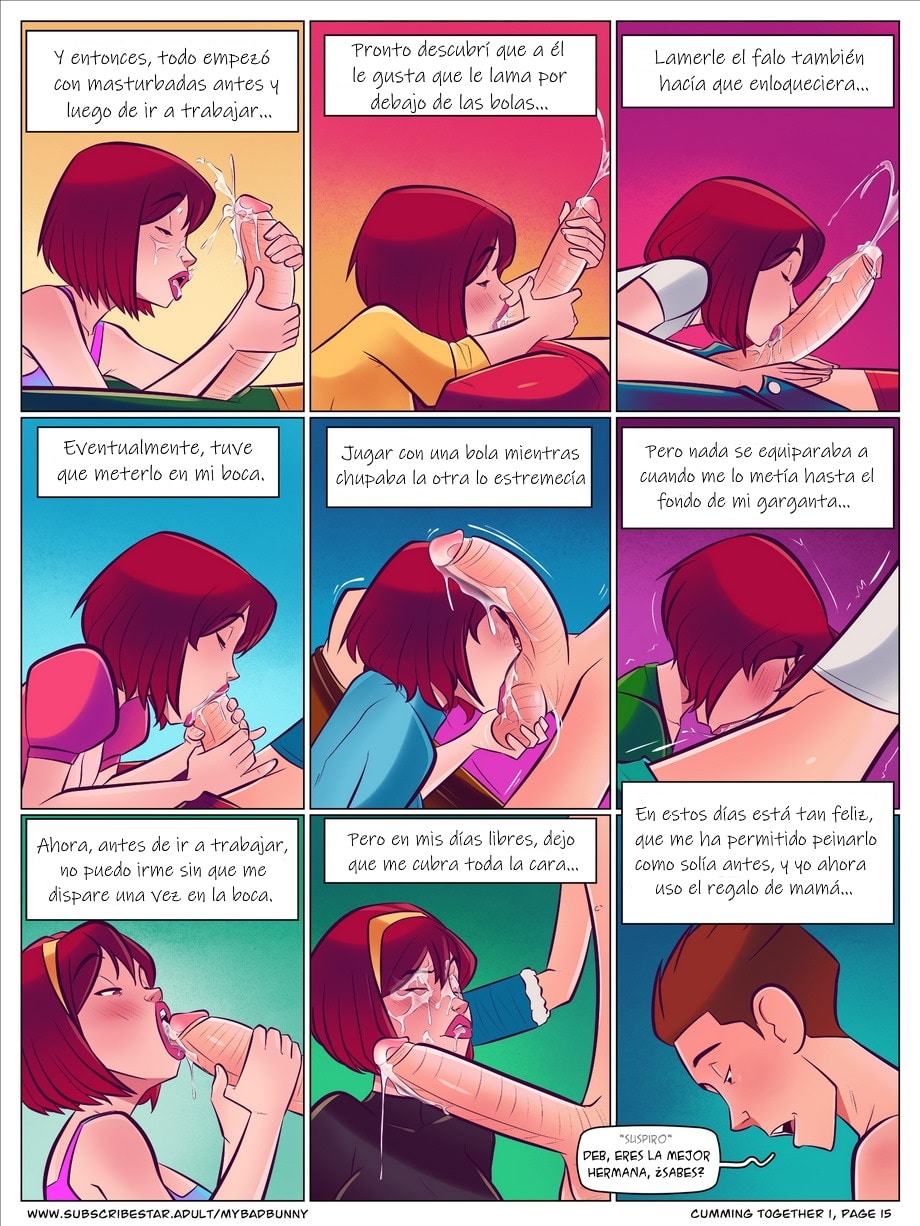 [MyBadBunny] – Cumming Together (Comic Porn)