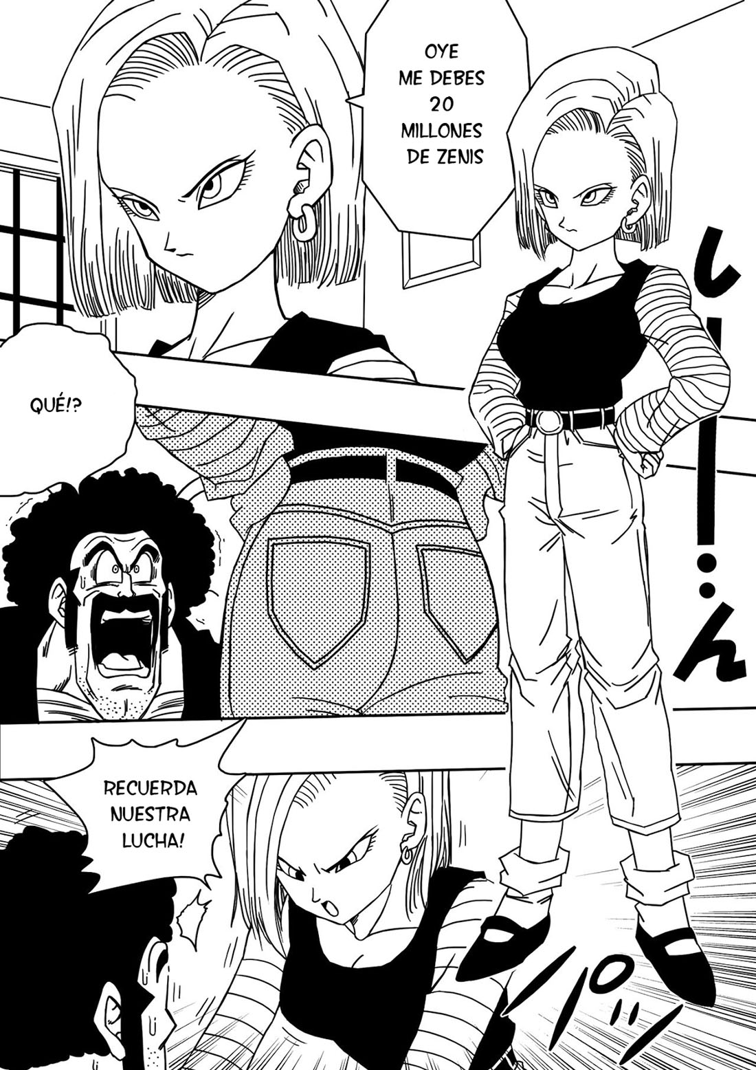 [Yamamoto] NUMERO 18 y Mr. Satan — Relaciones SEXUALES entre Luchadores! (Dragon Ball Z)