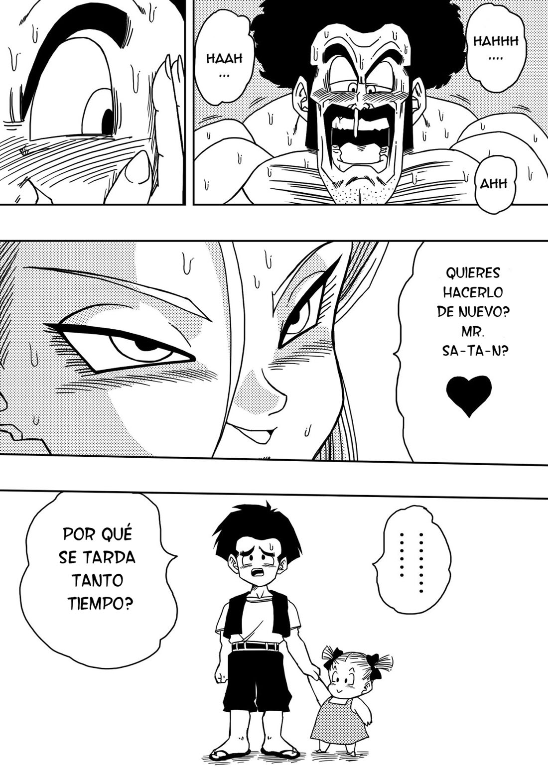 [Yamamoto] NUMERO 18 y Mr. Satan — Relaciones SEXUALES entre Luchadores! (Dragon Ball Z)