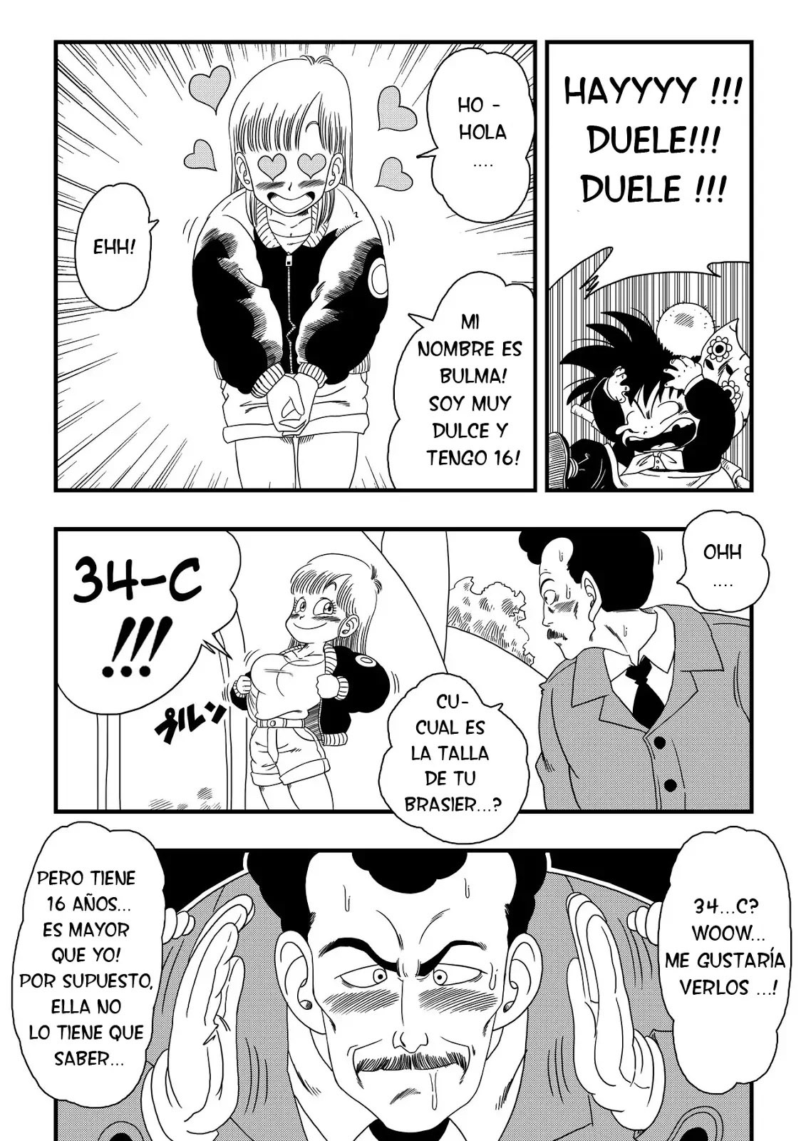 [Yamamoto] OOLONG tambien induce al error a BULMA! (Dragon Ball)