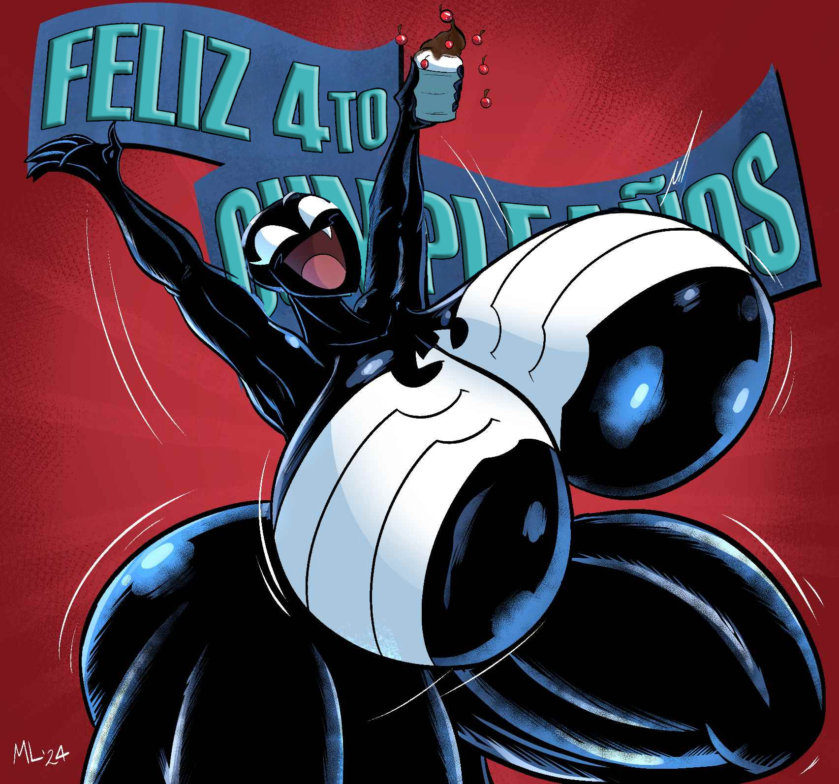 [Ameizing Lewds] Thicc-Venom (Spider-Man)