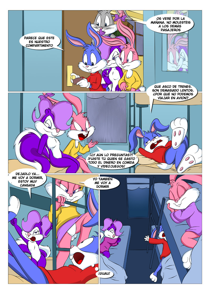 [Palcomix] Viaje En Tren (Tiny Toons)