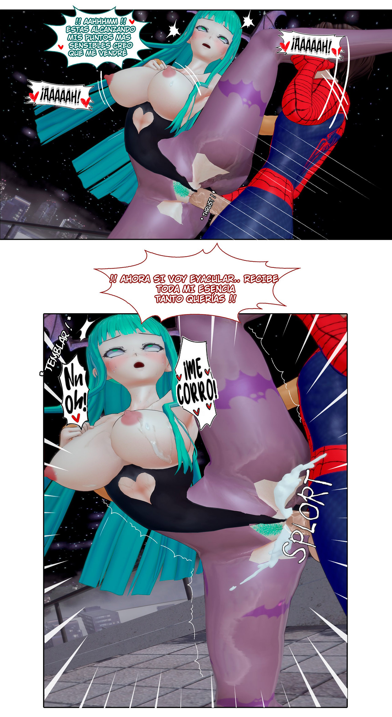 [NFT_Waifuz] SPIDEY x MORRIGAN (Comic Porn)