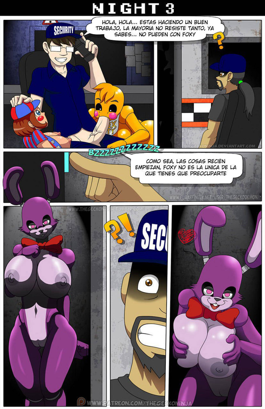 [Thegeckoninja] Five Fucks At Freddys