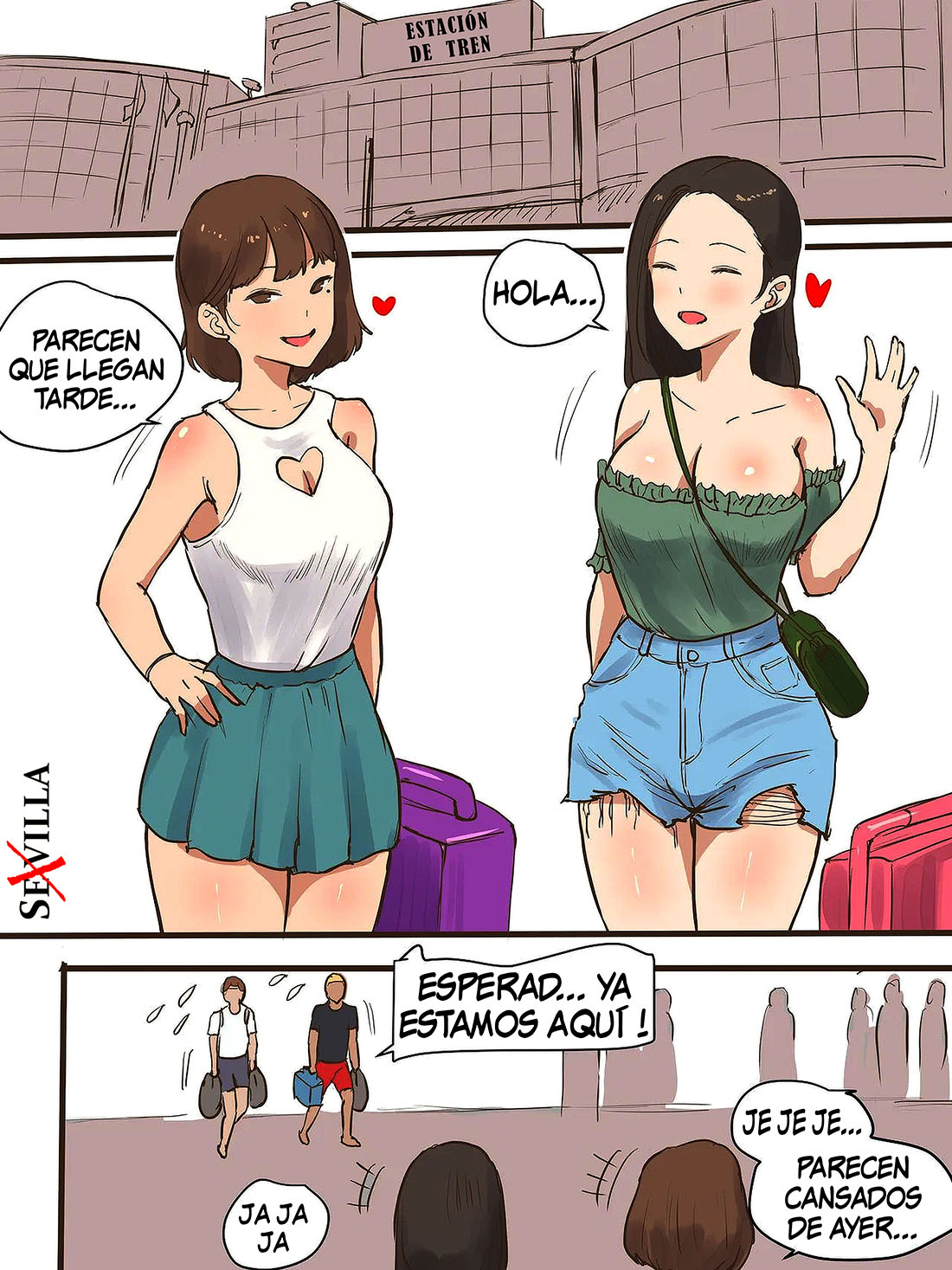 [Laliberte] VACACIONES sin Limites (Comic Porn)