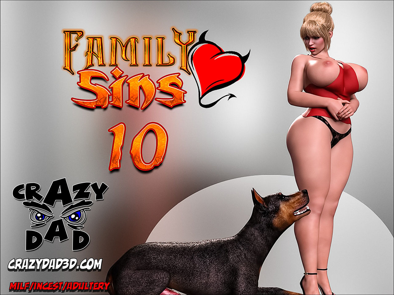 [CrazyDad3D] FAMILY SINS 10 (Comics Porn)