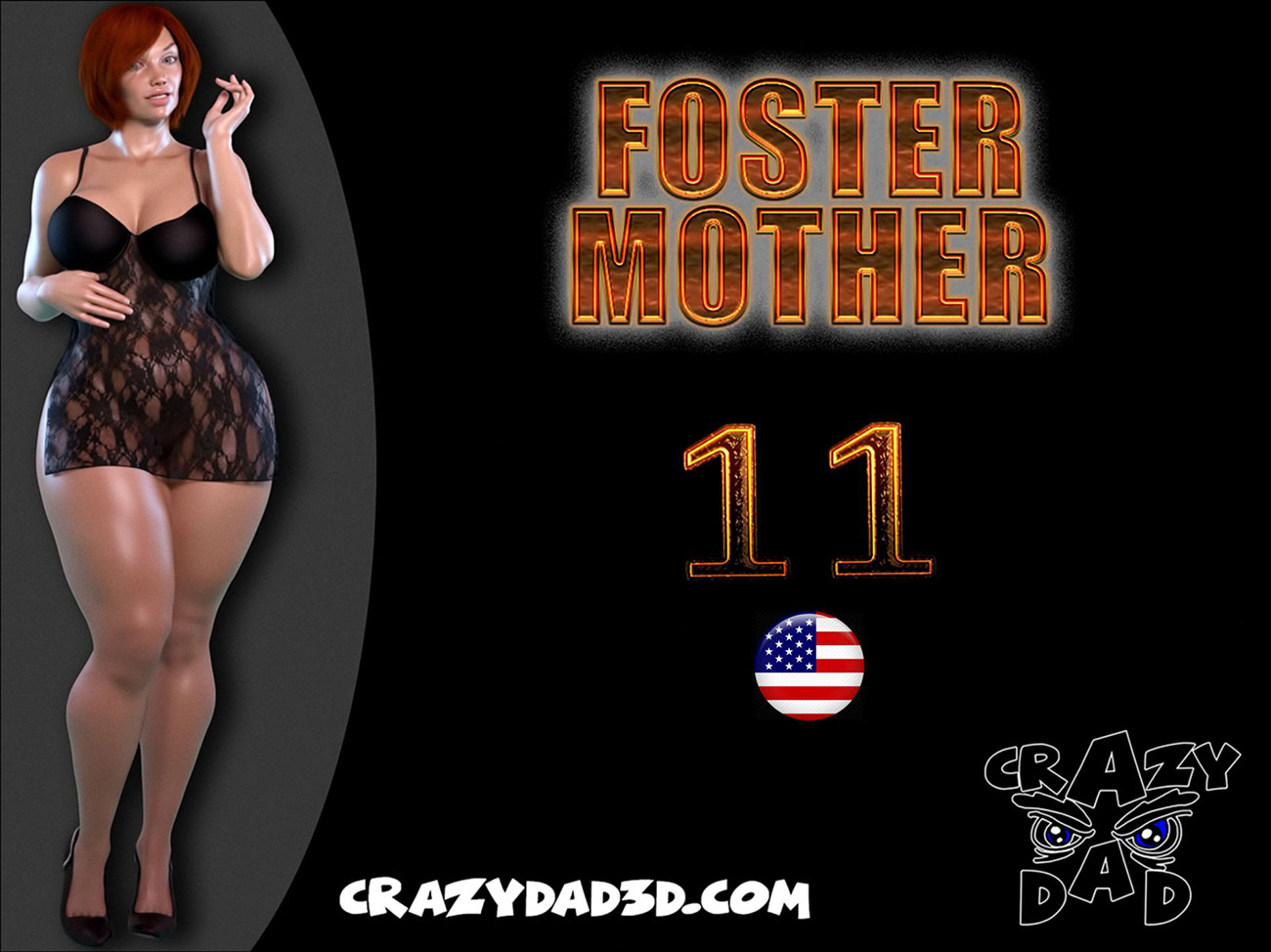 [CrazyDad3D] FOSTER MOTHER 11 (Comics Porn)