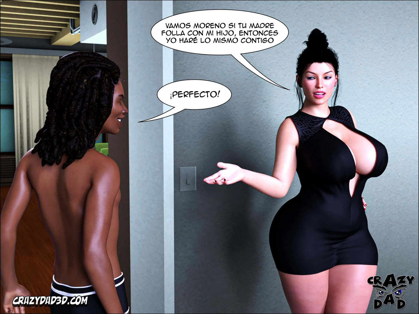 [CrazyDad3D] FOSTER MOTHER 21 (Comics Porn)