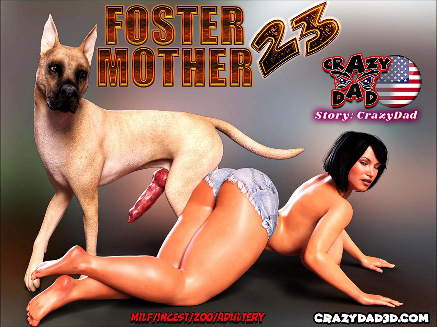 [CrazyDad3D] FOSTER MOTHER 23 (Comics Porn)