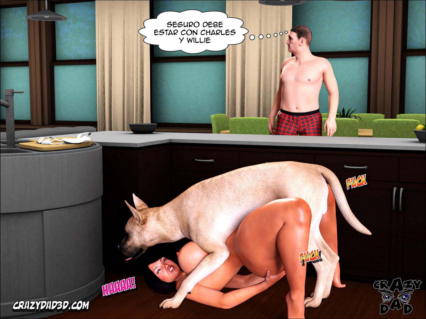 [CrazyDad3D] FOSTER MOTHER 24 (Comics Porn)