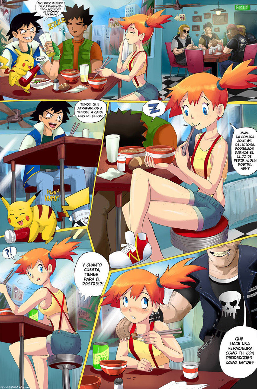 [Shadbase] Fuckemon Misty Gets Wet (Pokemon)