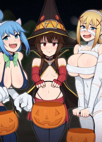 [Afrobull] Halloween poll winner Megumin (Kono Subarashii Sekai ni Syukufuku o!)