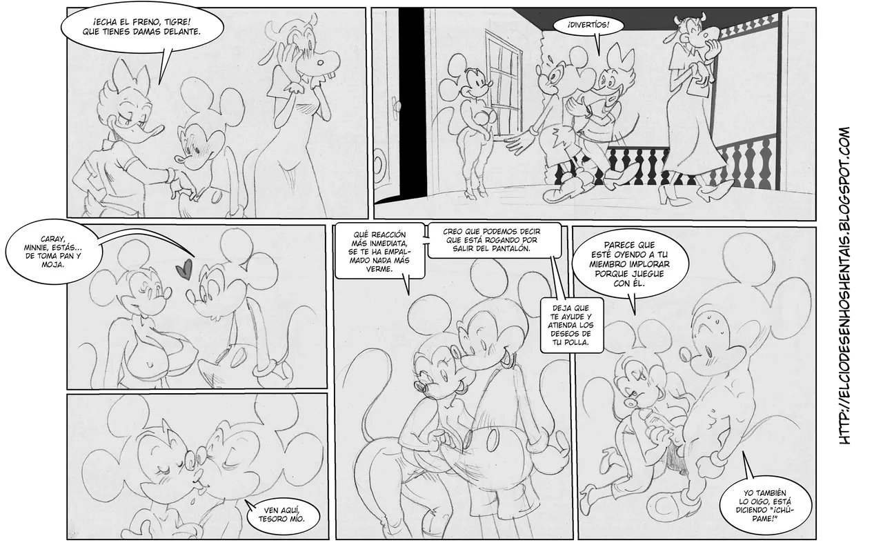 [Hellcio] Minie popozuda – Minnie pechugona (Mickey Mouse)