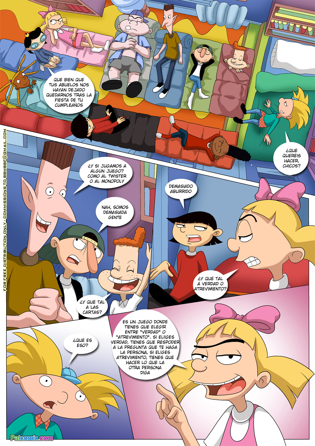 [Palcomix] Tras La Fiesta (Hey Arnold)